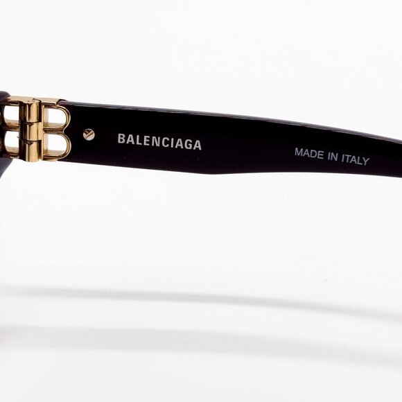 NEW BALENCIAGA EYEGLASSES BB0173O 003 ROUND VIOLET WOMEN EYEWEAR BALENCIAGA - Picture 9 of 10